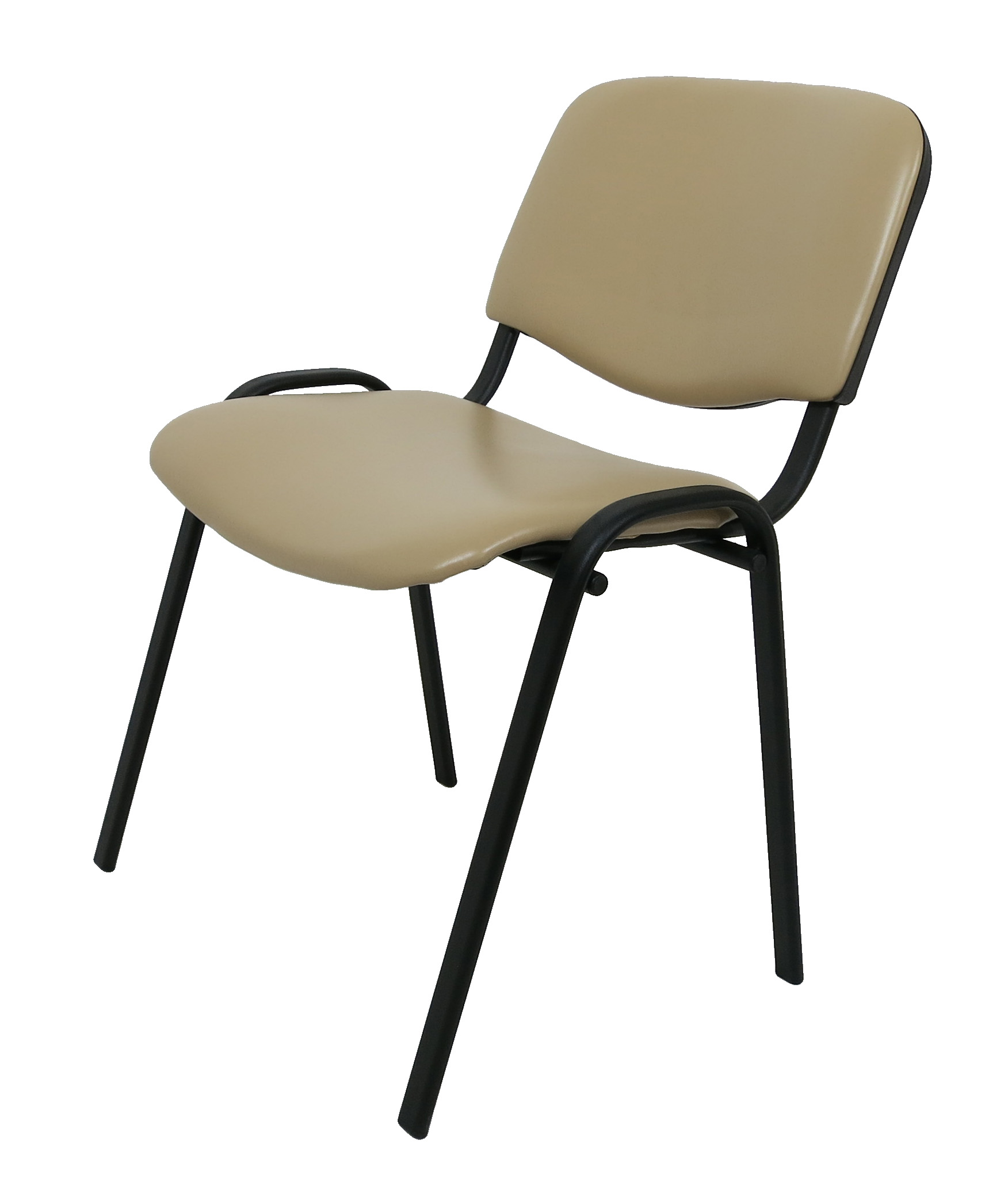 Стілець офісний ISO СМФ ПРЕСТИЖ шкірзамінник люкс бежевий